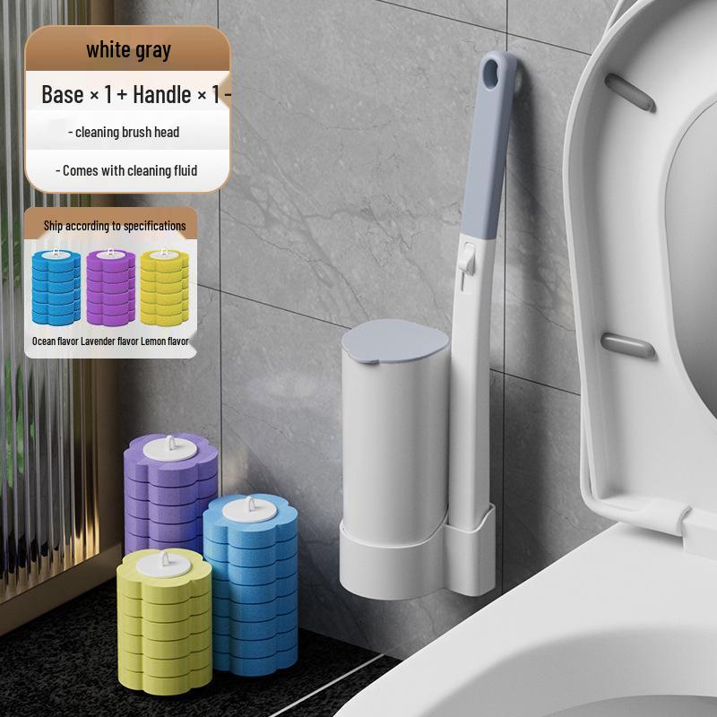 Одноразовая настенная самоочищающаяся туалетная щетка без сверления