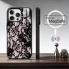 Lace Print Pattern Phone Case For iPhone17,16,15,14,13,12,11 Plus,Pro Max Magnetic For Magsafe Wireless Charging