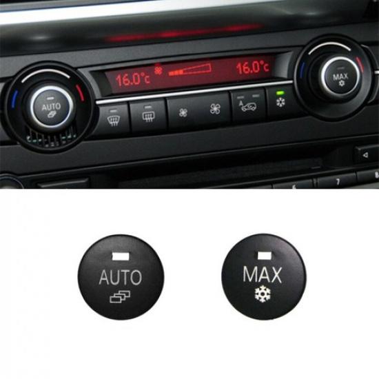 Пара кнопок AUTO и MAX «Снежинка» для центральной консоли кондиционера автомобиля, замена для BMW X5 X6 E70 E71