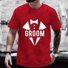 Funny Graphic Groom Squad T Shirt Friends Single Farewell Bachelor Party Tee Wedding Tops Best Man Team EVG Future Groom Blouses