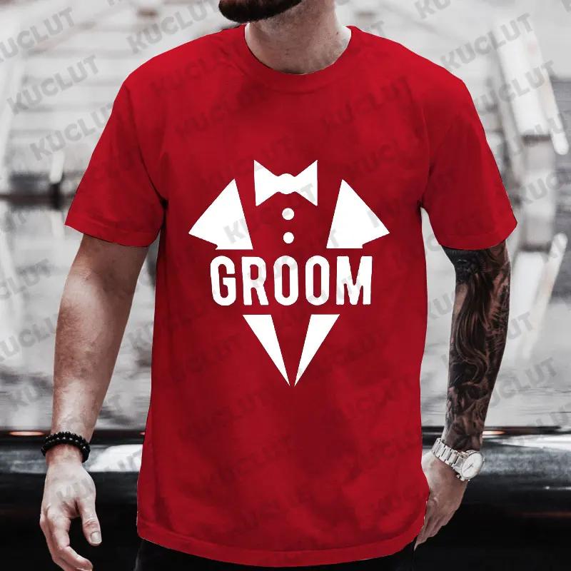 Funny Graphic Groom Squad T Shirt Friends Single Farewell Bachelor Party Tee Wedding Tops Best Man Team EVG Future Groom Blouses