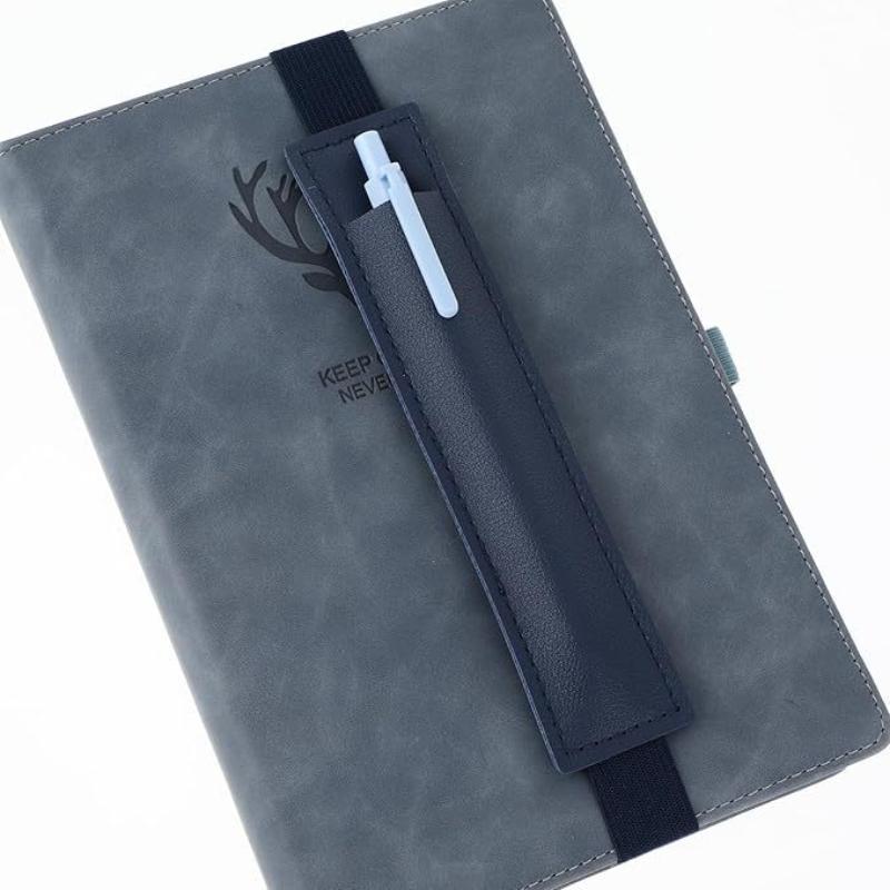 Эластичные держатели для блокнота из искусственной кожи, регулируемый чехол для ручек, чехол-кармашек для карандашей, ремешок-держатель для блокнота-органайзера