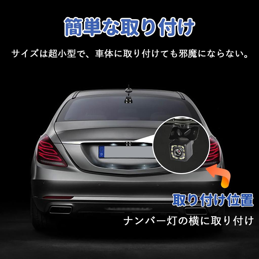 Резервная задняя 12-светодиодная камера с CCD-матрицей, углом обзора, ночным видением, высокой водонепроницаемостью IP68 и универсальная для RCA 12 В, ударопрочная, с простым в установке кабелем 6 м и кабелем питания,