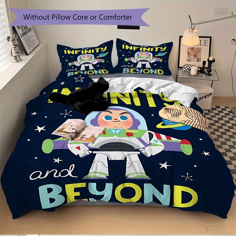 3pcs set Toy Story1pc of quilt cover+2pcs of pillowcase, no core, print bedding, All Seasons Bedroom Setting015