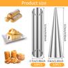 20/30 шт. Трубочки для канноли из нержавеющей стали, форма для рожков с кремом, антипригарные формы для канноли, коническая трубка, конус, десерт, выпечка, инструмент для выпечки рулетов