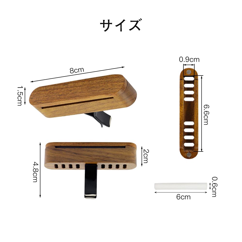 KDSSYFT Автомобильный ароматизатор Натуральное дерево Клипса Держатель аромата Автомобильный сменный блок