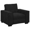 VidaXL Armchair Black 60 Cm Velvet, Single Sofa Armchair, Accent Chair, Relaxing Chair, Lounge Chair, TV Chair, 4105005