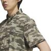 Мужская футболка Adidas Golf Камуфляж с коротким рукавом Оливковая страта,