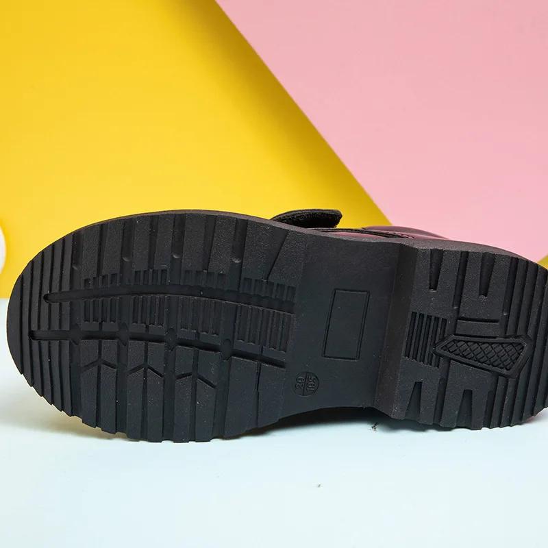 Черные туфли для вечеринок и торжеств для мальчиков на свадьбу, обратно в школу, глянцевые туфли из искусственной кожи для детей среднего и большого возраста, для детей и студентов, мода