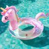 Summer Swimming Ring Seat Ring Riding Boat Armpit Floating Ring Unicorn Rainbow Horse Inflatable Water Pool Float Swimming Laps