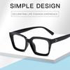 Diopter +1.0~+4.0 High-definition Portable Reading Glasses Oversized Presbyopia Eyeglasses Large Frame