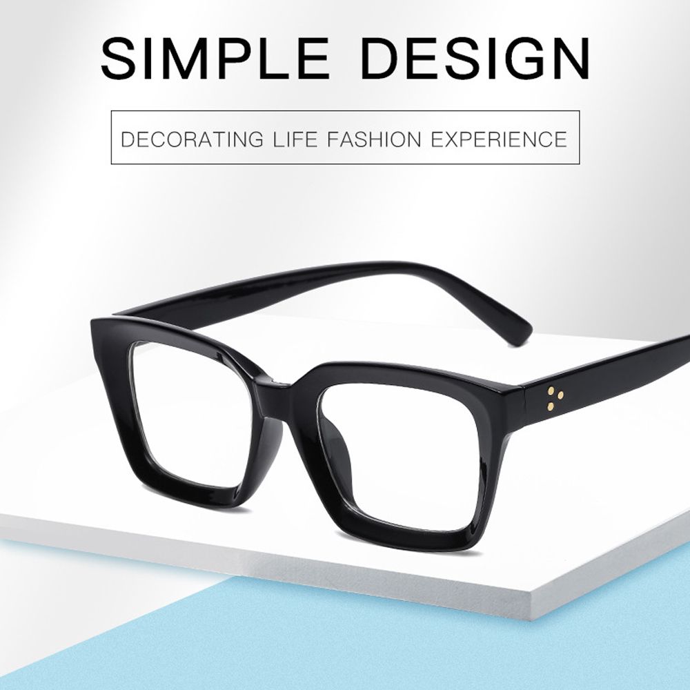 Diopter +1.0~+4.0 High-definition Portable Reading Glasses Oversized Presbyopia Eyeglasses Large Frame