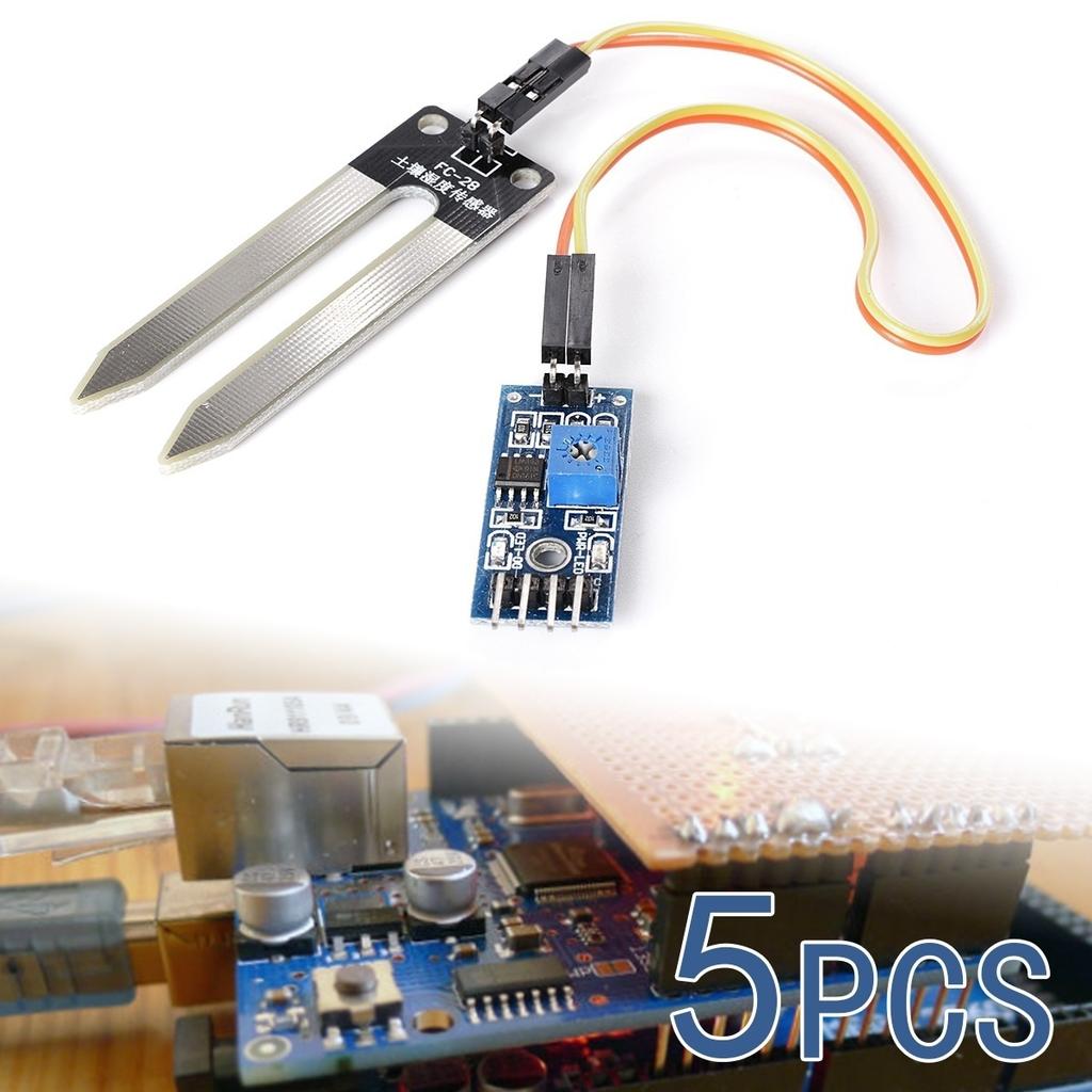 5 шт. Гигрометр влажности почвы, датчик влажности, датчик воды, модуль Arduino Wire TE215
