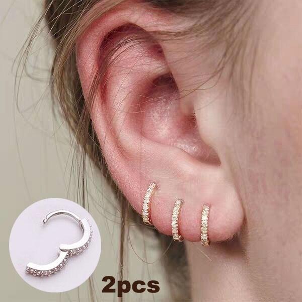 Mini Hoop Cartilage Helix Earring Conch Piercing Rook Snug Piercing Earring Nose Piercing Rings ARI