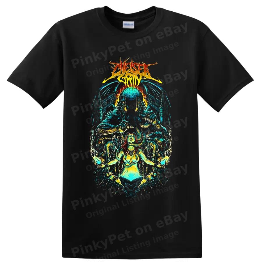 Chelsea Grin Metal Band T Shirt Psychedelic Demon Goddess Art Graphic Print Tee