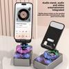 3-in-1 Mobile Phone Holder, High-value Bluetooth Small Speaker, Rotatable and Foldable Lights, Desktop Multi-function Stereo