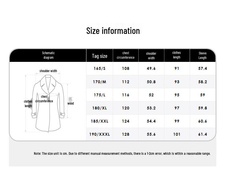 Мужское базовое классическое зимнее длинное пальто GXG