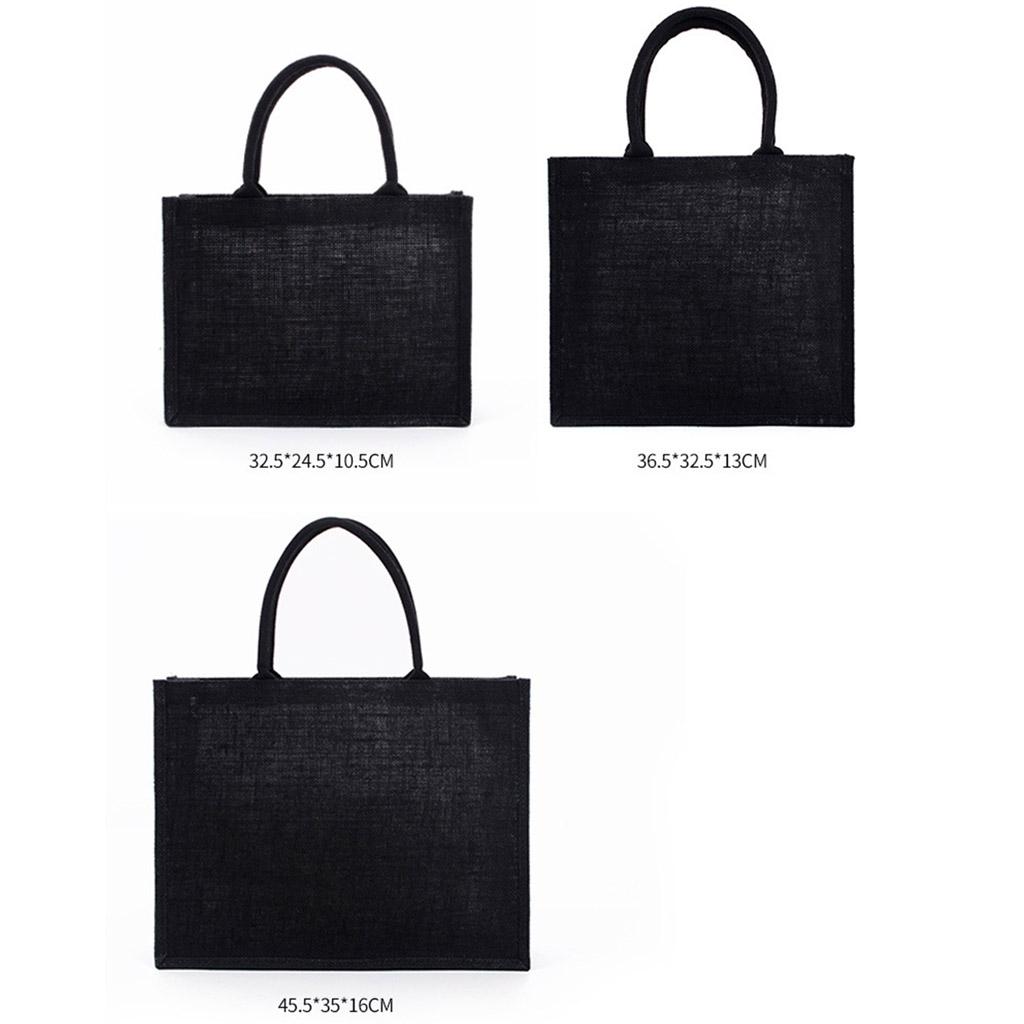 Джутовые сумки-тоут, сумка из мешковины с мягкой ручкой для женщин, сумка-органайзер для покупок
