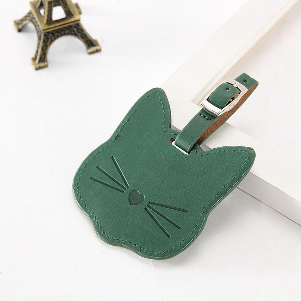 Shape Handbag Label PU Leather Travel Accessories Boarding Pass Luggage Tag Airplane Suitcase Tag