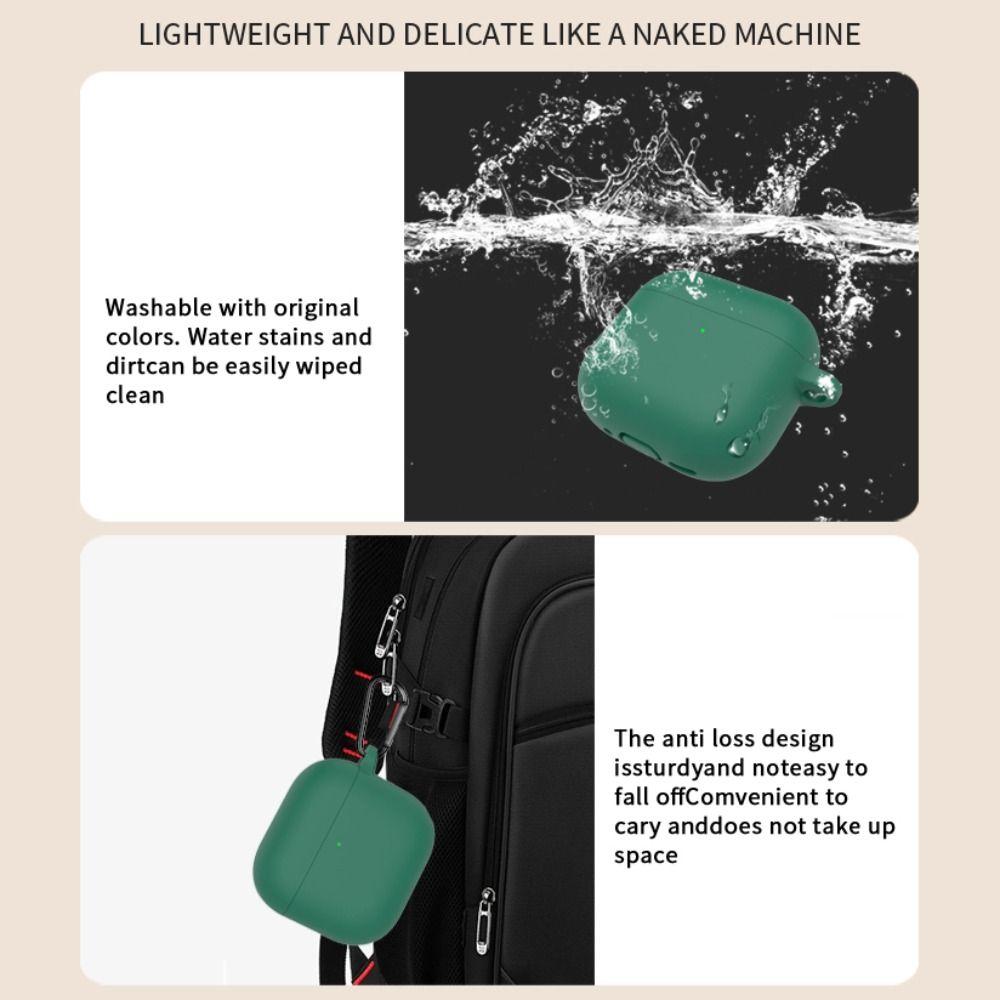 Противоударный чехол для наушников Силиконовый защитный чехол для Bluetooth-наушников для AirPods 4 2024