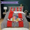 US Cremonese Pattern Bedding uilt Set uilt Cover Pillowcase Home Decoration Birthday Gift (1 * duvet cover + 2 * pillowcase without core)234