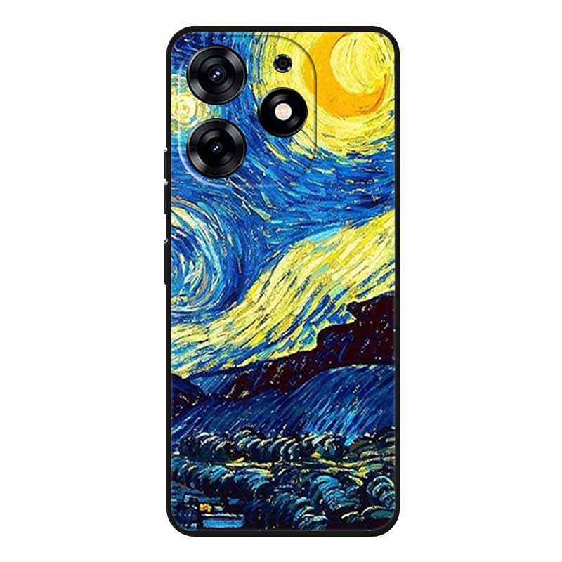 Милые Животные Мягкий Силиконовый TPU Чехол для Телефона Tecno Spark 20 Pro - Легкий и Ударопоглощающий Защитный Задний Чехол