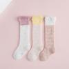3 пары/лот 0-2 года Детские носки Летние Хлопковые Цветная Лоскутная Вязка Детские Гольфы Девочки Сетка Милые Носки