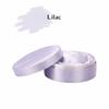 Round Shape Embroidered Jewelry Box Soft Lined Silk Lined Jewelry Box  for Bracelet Bangle Storage