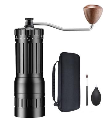 Кофемолка One Bean Mugen Z Ручная Кофе Крупный Помол Нержавеющая Сталь Внешняя Регулировка Помола Легкая Включает Портативную Равномерную Кофемолку, 7-Осевой Ступка,