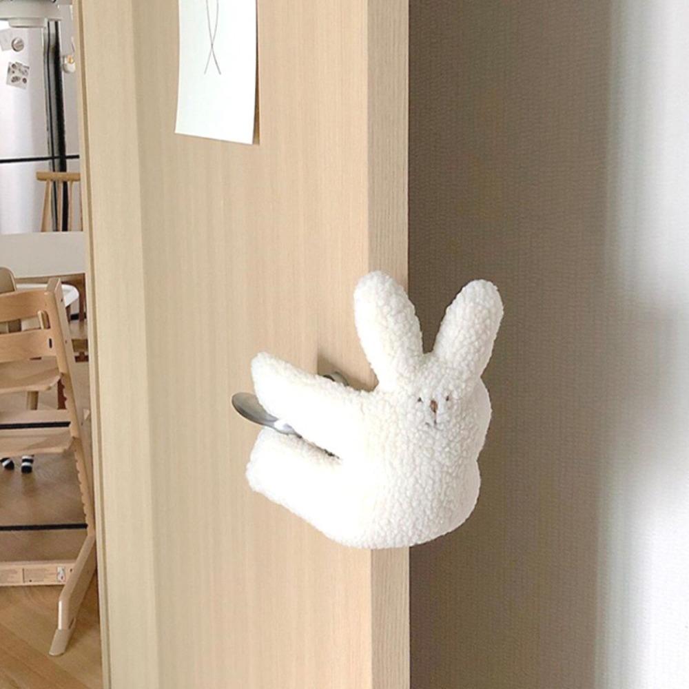 Cute Door Clamp Bear Bunny Door Stop Anti-pinch Comfort Hanger