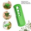 Multi-Function Gadget Kitchen Vegetable Leaf Peeler Stripping Comb Creative Leaf Remover