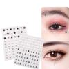 Fainie - Rhinestone / Faux Pearl Face Makeup Jewels Sticker