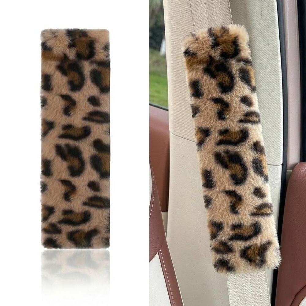 Soft Fluffy Car Seat Belt Shoulder Pads Durable Car Seat Belt Cover Seat Belt Accessories