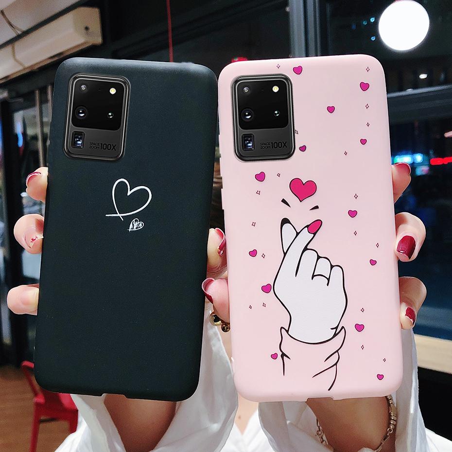 Чехол для Samsung Galaxy S20 S 20 Ultra Plus Силиконовый Рисованный милый Мягкий Тонкий Чехол Обложка Для Samsung S20 Plus Ultra Чехлы для Телефона