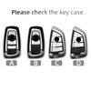 Кожаный чехол для ключей от машины для BMW X1 X3 X5 X6 X7 F20 F15 F16 F48 G20 G30 G01 G02 G05 G11 G32 1 3 7 серии, брелок, аксессуары из замши