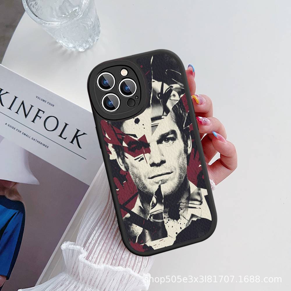 Чехол для телефона Декстер Морган для IPhone 11 12 13 14 15 16 Pro Max Plus Кожаный чехол