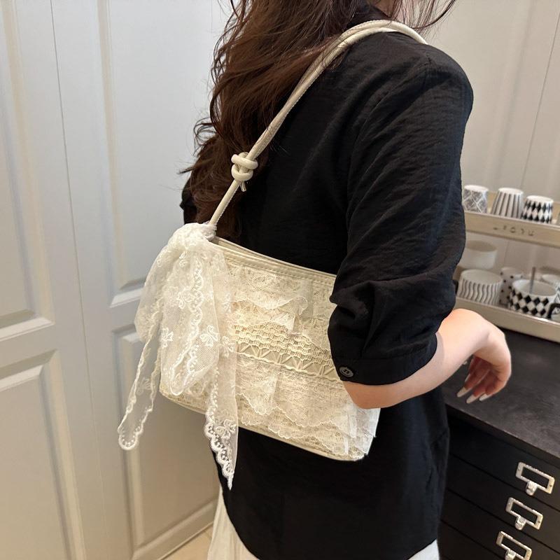 Красивый и нежный темперамент, сумка подмышку на одно плечо, популярная летом, милая и вместительная портативная сумка-тоут для женщин