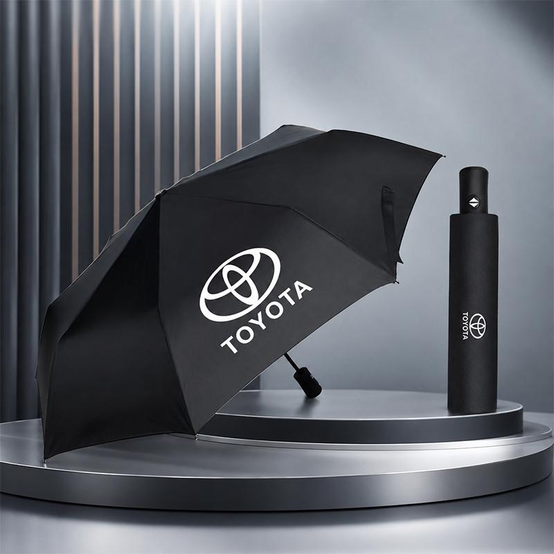 Keychain Keyring Car Interior Accessories Car Folding Umbrella Portable For Toyota Gazoo Racing Corolla Crown Yaris Chr Auris