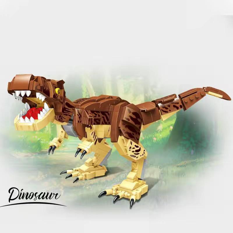 Jurassic World Park Dinosaur Building Block Creative Expert Tyrannosaurus Rex Triceratops Assembled Model Bricks Kid Toy
