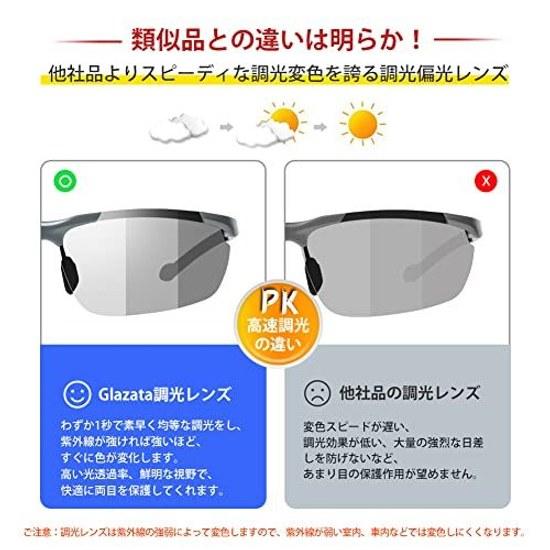 Glazata polarized sports sunglasses glasses UV400 UV protection driving baseball cycling night fishing running golf