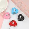 Suitcase Code Valentine's Day Luggage Heart Shaped Lock Padlock 3 Digit Password Security Tool