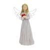 Angel Statue Exquisite Resin Faceless Heart Angel Figurine Ornament Craft for Home Desktop