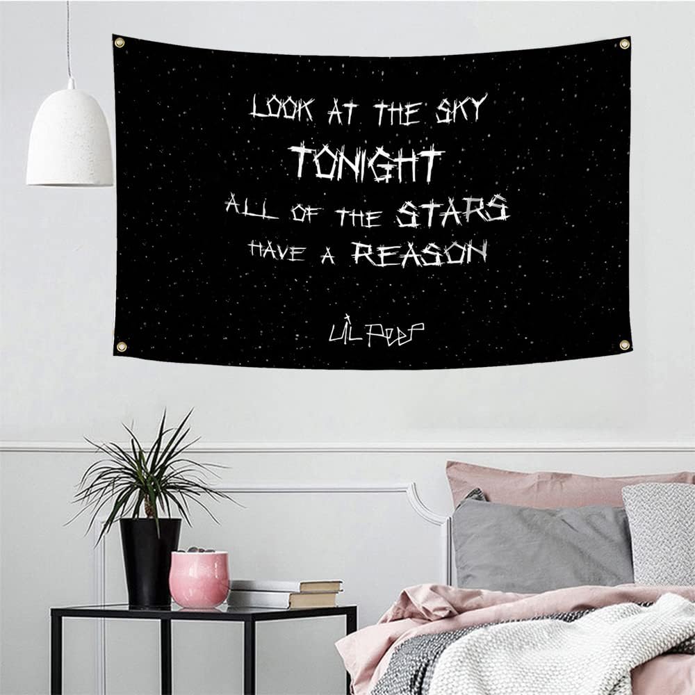 Lil Tapestry Peep Flag 3x5Ft Funny Tapestries Wall Hanging Poster Banner for for Room Wall Garage Man Cave Outddor/Indoor Decor