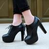 Fashion 2024 New Big Small Size 31-47 Women Stiletto High Heel Shoes Sexy Lady Platform Spring Fashion Lace Up Pumps Shoes