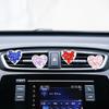 Алмазный кристалл автомобильный зажим для воздуховода авто ароматизатор Love освежитель воздуха автостиль декор блестящие автомобильные аксессуары