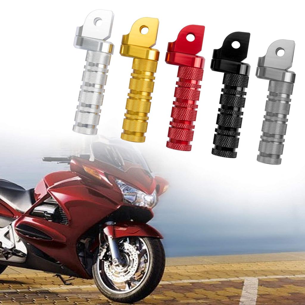 Подножка для мотоцикла, передняя педаль, нескользящая, серебристого цвета, подножка Совместимые модели Honda