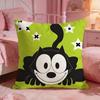 FFelixs The Cat Cute Cushion Cover Premium Comfort Reversible Pillow Cove Two In One Design For Any Room  Car Interior
