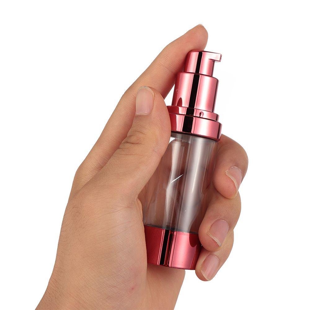 Portable Airless Empty Cosmetic Holder Lotion Vacuum Bottle Cream Container Refillable Bottle