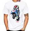 2025 Top Jorge Lorenzo Number 99 Red GP Legend Riding T-Shirt Men Short Sleeve Hip Hop Casual Tops Mans Motorcycle Rider Tees