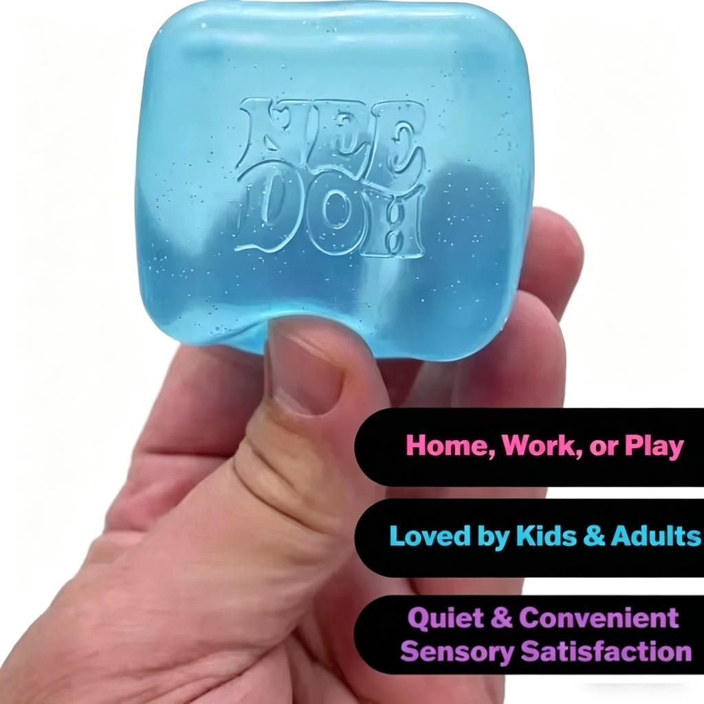 Nee Doh Model Soft Squishy Toy Nice Cube Sensory Stress Reliever Fidget Tool For Anxiety For Adults & Kids Premium In Stock